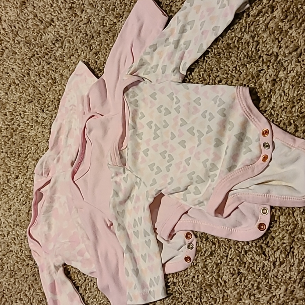 Cloud Island Newborn long-sleeved onsies!